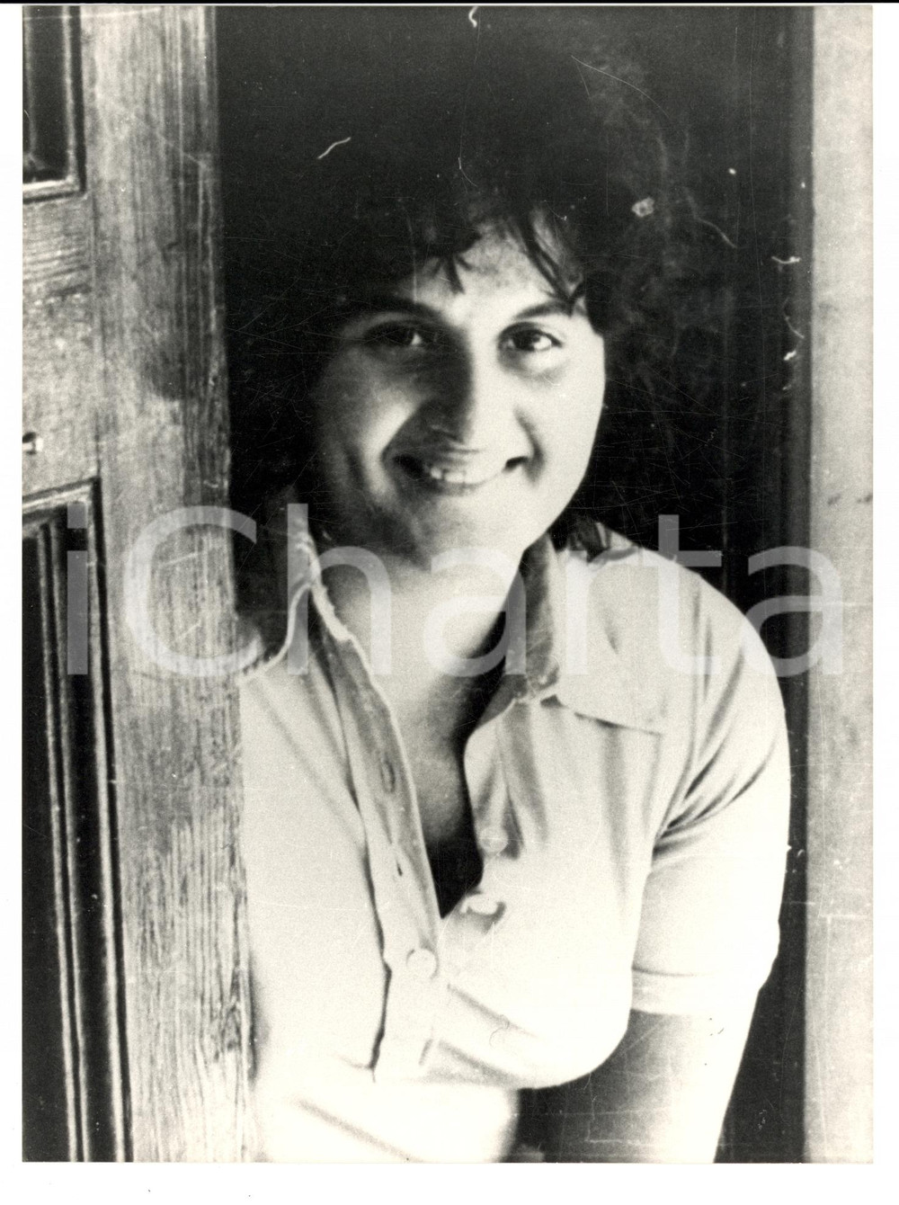 Fotografia d epoca originale 1978 GENOVA Antonella VALLE donna cuoco esclusa dalle navi Foto 1