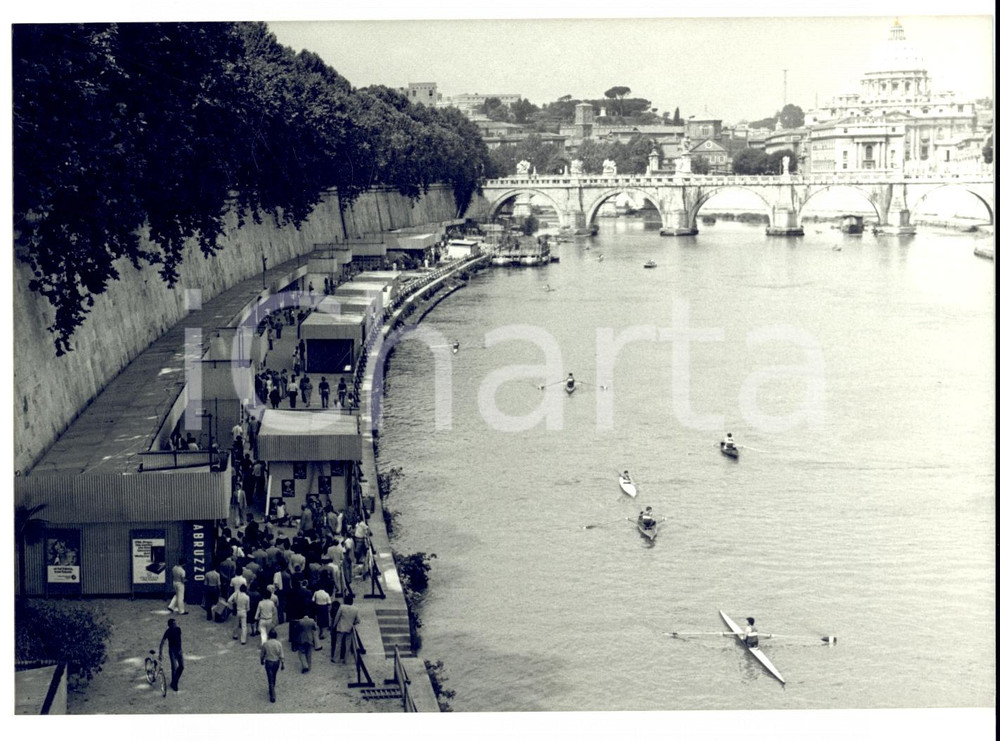 Fotografia d epoca originale 1977 ROMA Prima Mostra Nazionale Regioni d Italia  TEVERE EXPO Foto 1