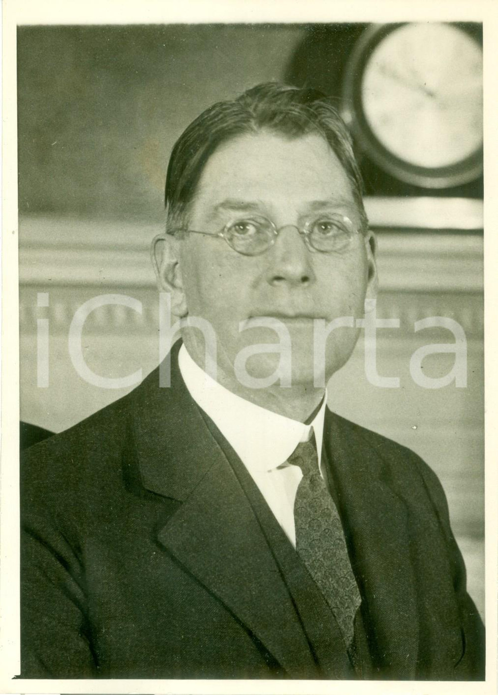 Fotografia d epoca originale 1932 WASHINGTON USA Curtis Dwight WILBUR Giudice della Corte Suprema Foto 1