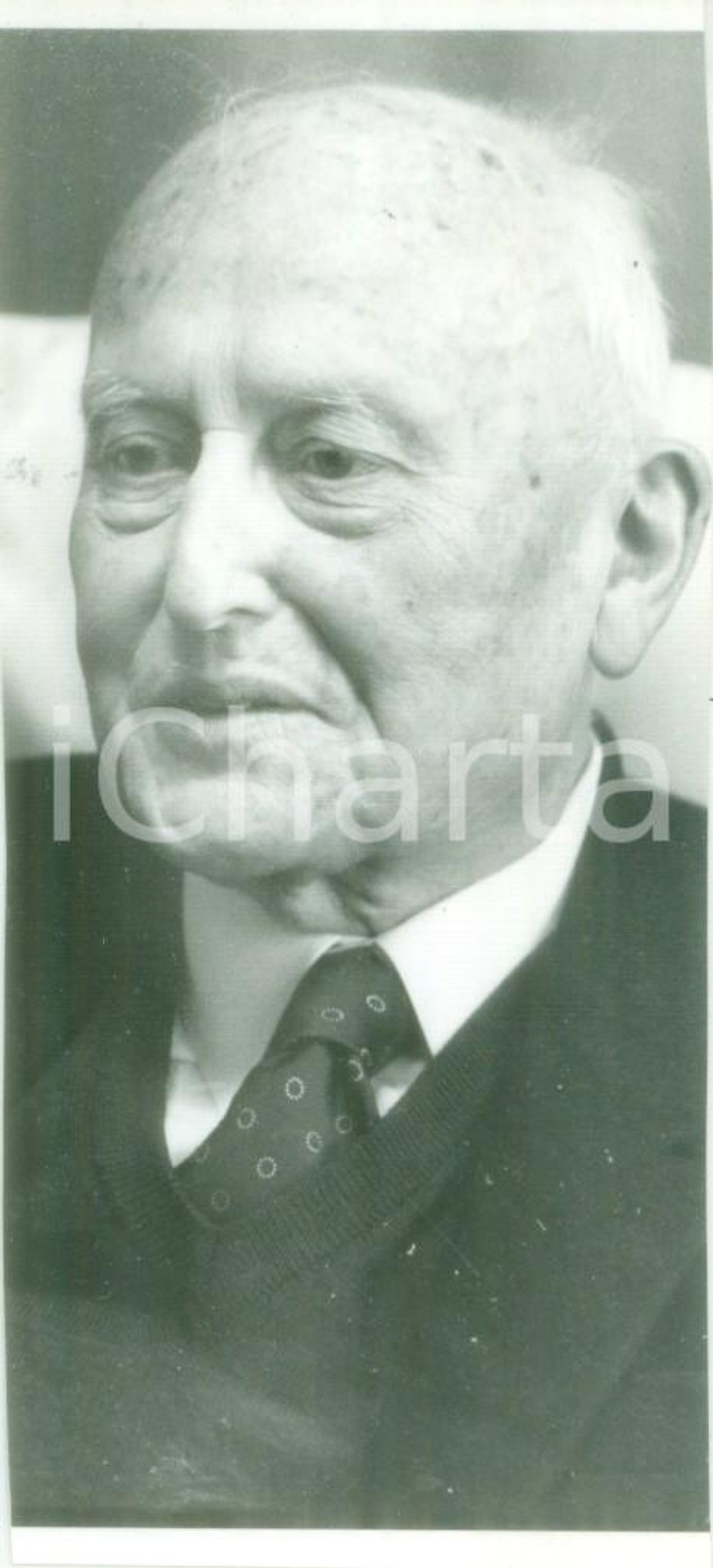 Fotografia d epoca originale 1984 PARIS F Ritratto di Pierre PFLIMLIN Presidente Parlamento Europeo Foto 1