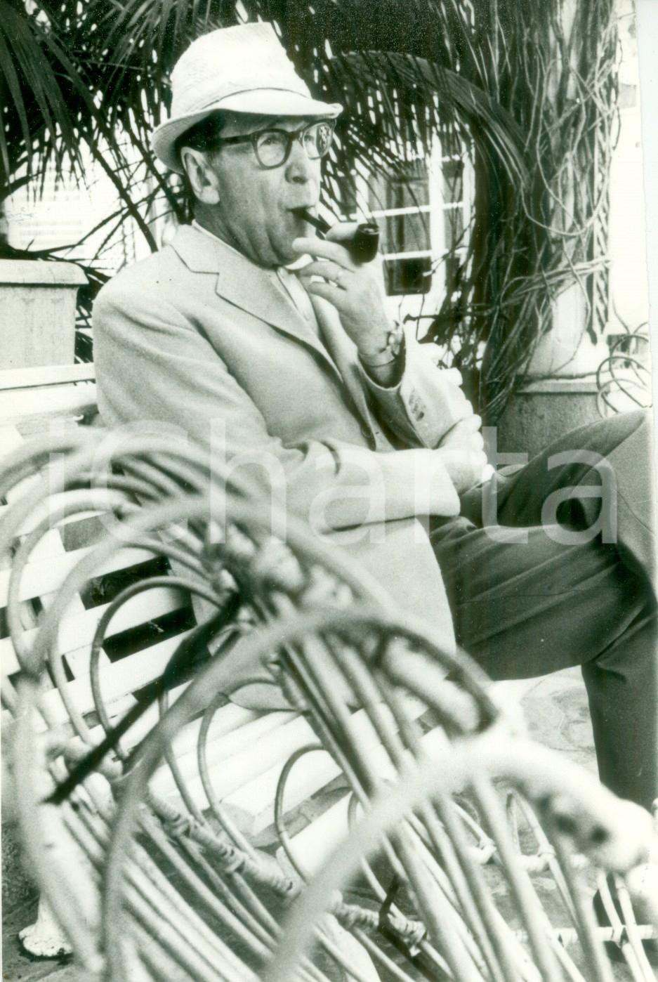 Fotografia d epoca originale 1969 MA RISTAMPA 1989 PALMA DI MAIORCA Georges SIMENON Premio DAH HAMMARSKJOLD 1