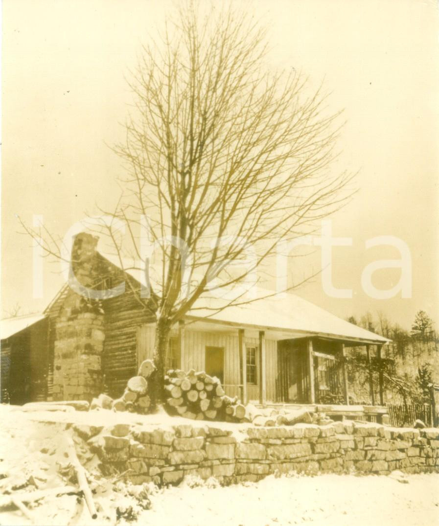 Fotografia d epoca originale 1945 ca ARMATHWAITE, TENNESSE USA Casa natale di Cordell HULL Fotografia 1