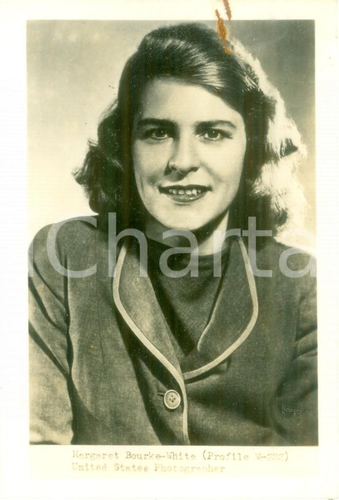 Fotografia d epoca originale 1940 ca USA Fotografa Margaret BOURKEWHITE Telefoto cm 9 x 13 1
