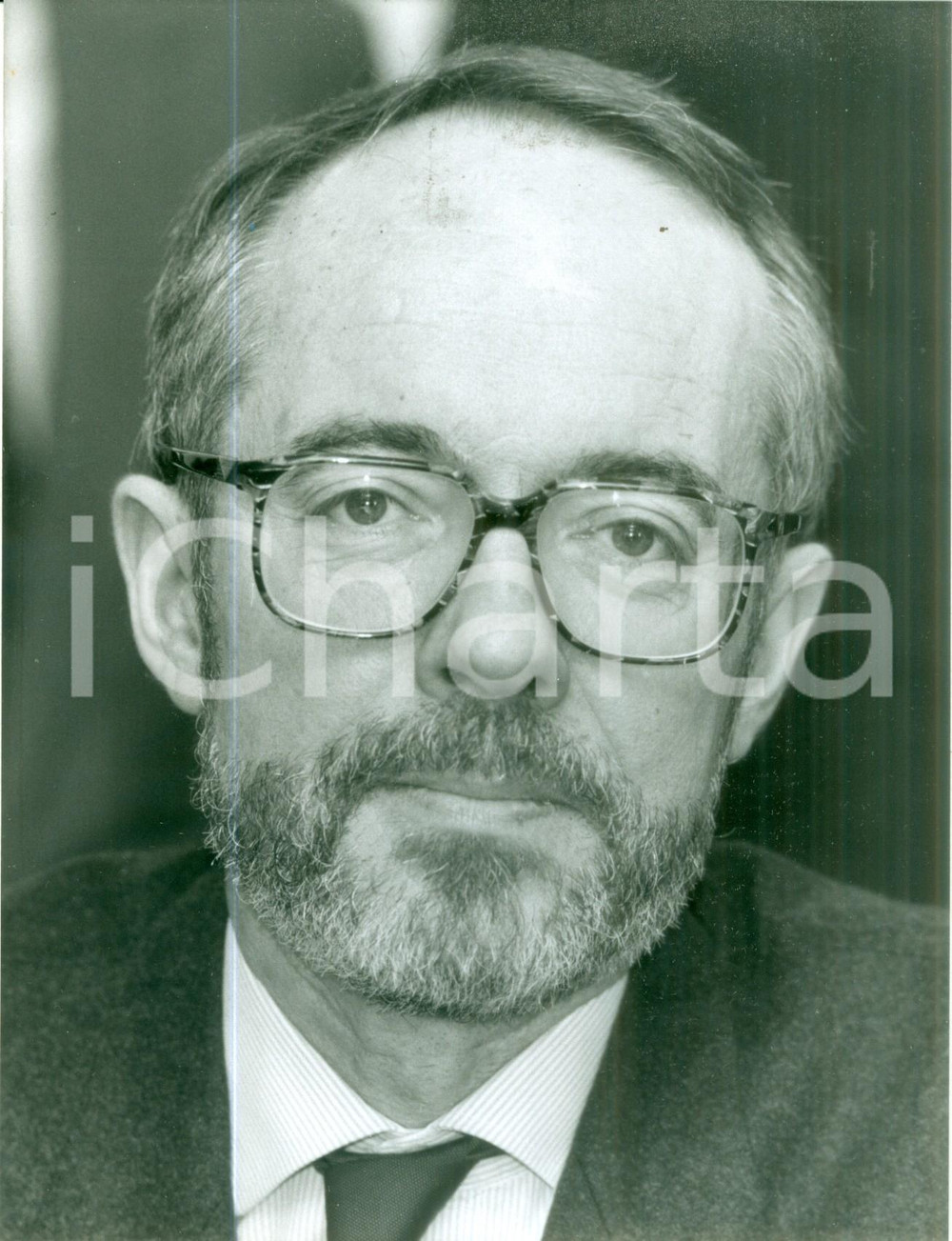 Fotografia d epoca originale 1991 PARIS Philippe MARCHAND Ministro degli Interni francese Foto 3 1
