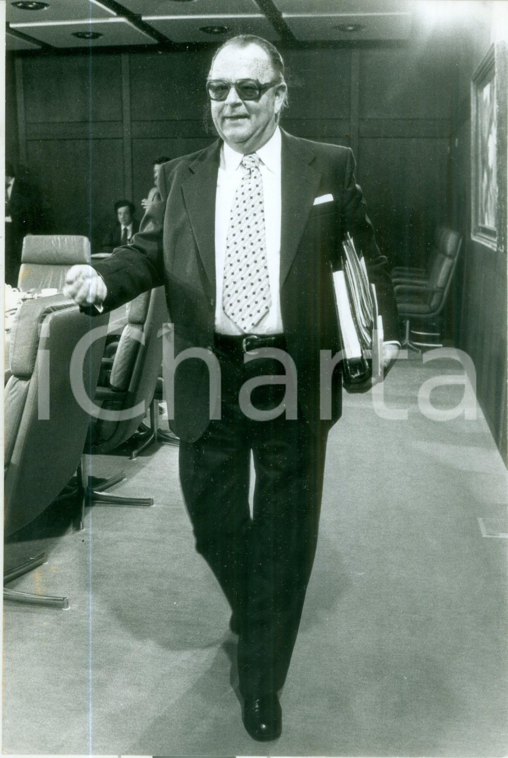 Fotografia d epoca originale 1978 BONN HansJÃ¼rgen WISCHNEWSKI Ministro di Stato Fotografia 1