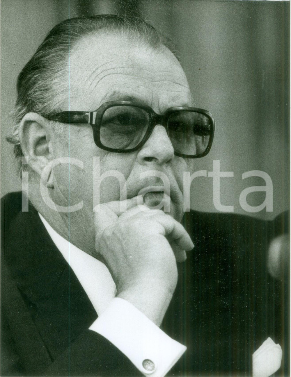 Fotografia d epoca originale 1983 BONN Politico HansJÃ¼rgen WISCHNEWSKI Ritratto Fotografia 1