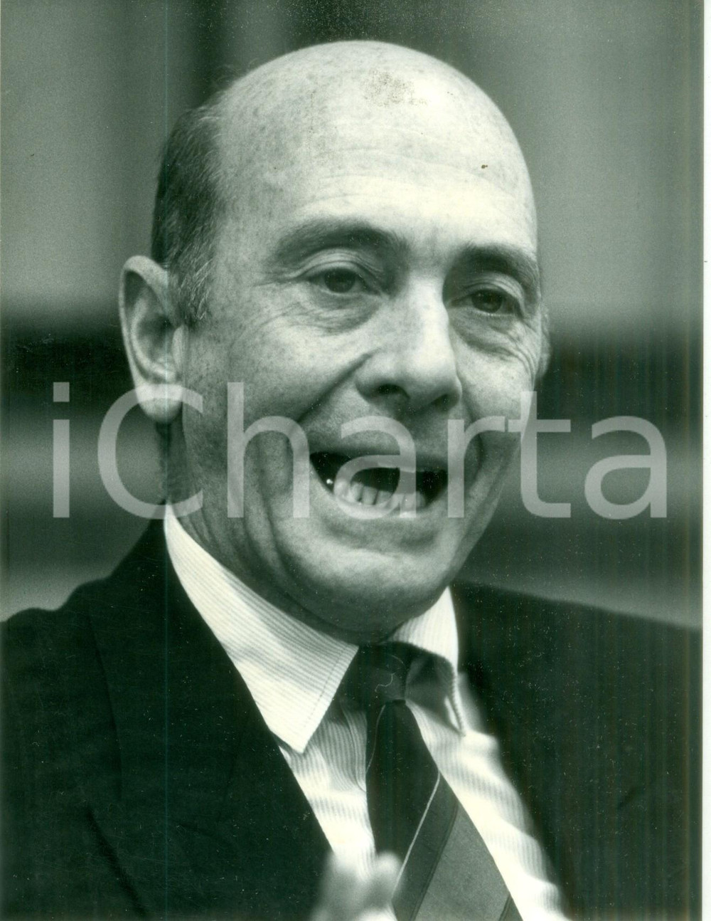 Fotografia d epoca originale 1988 BONN DE Manfred WORNER Segretario generale della NATO Fotografia 1