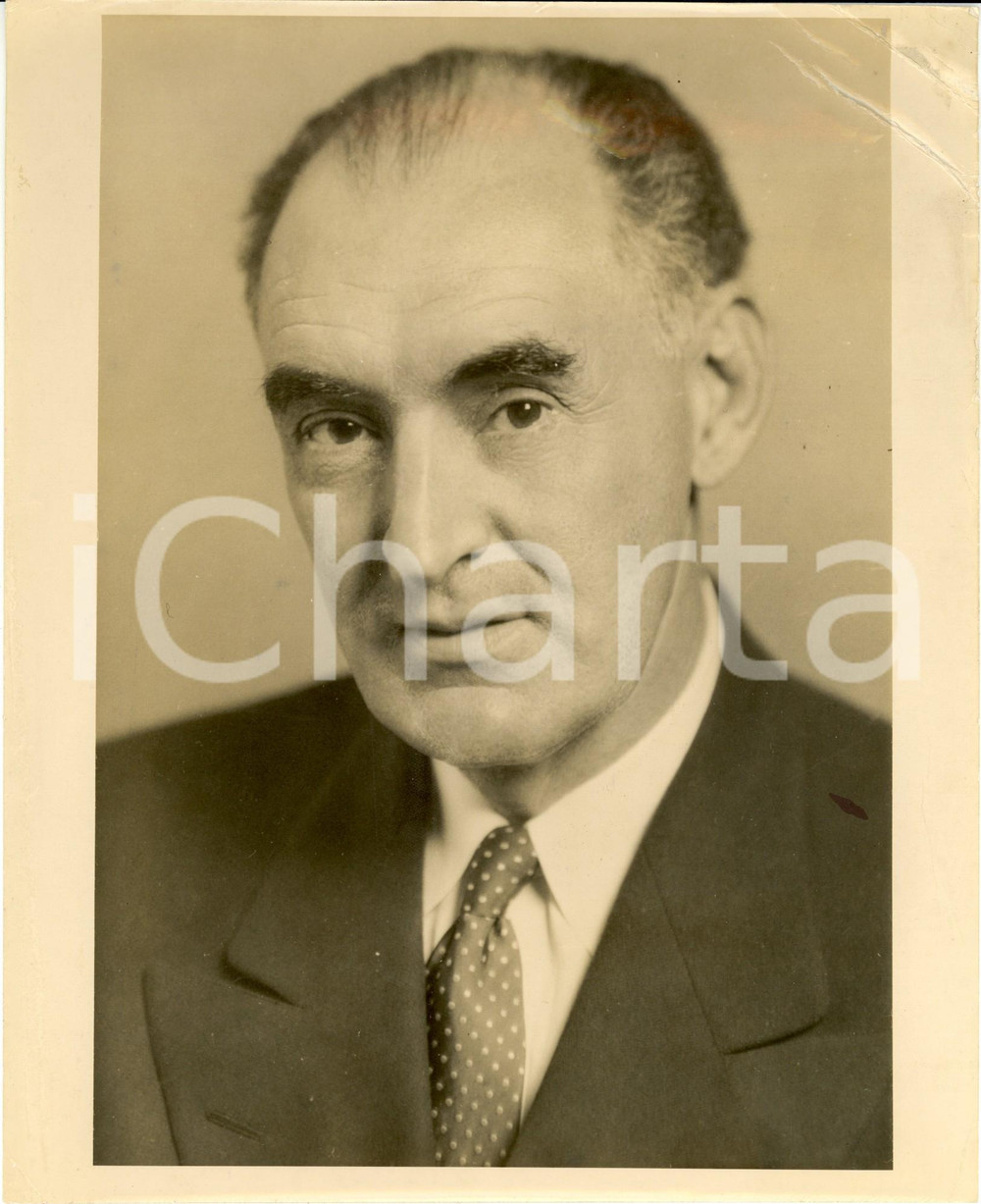 Fotografia d epoca originale 1951 USA Ritratto Stanley ANDREWS Relazioni Agroculturali Estere DANNEGGIATA 1