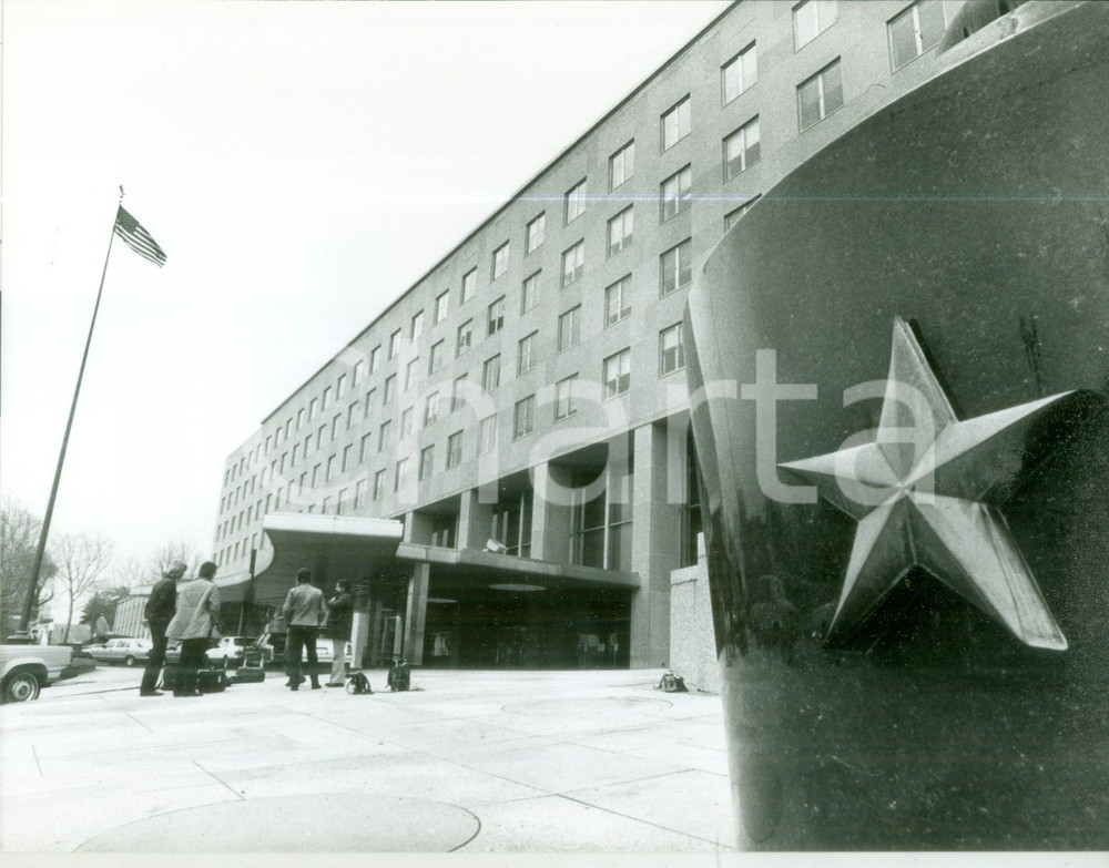 Fotografia d epoca originale 1982 WASHINGTON USA Scorcio facciata del Ministero degli Esteri Fotografia 1