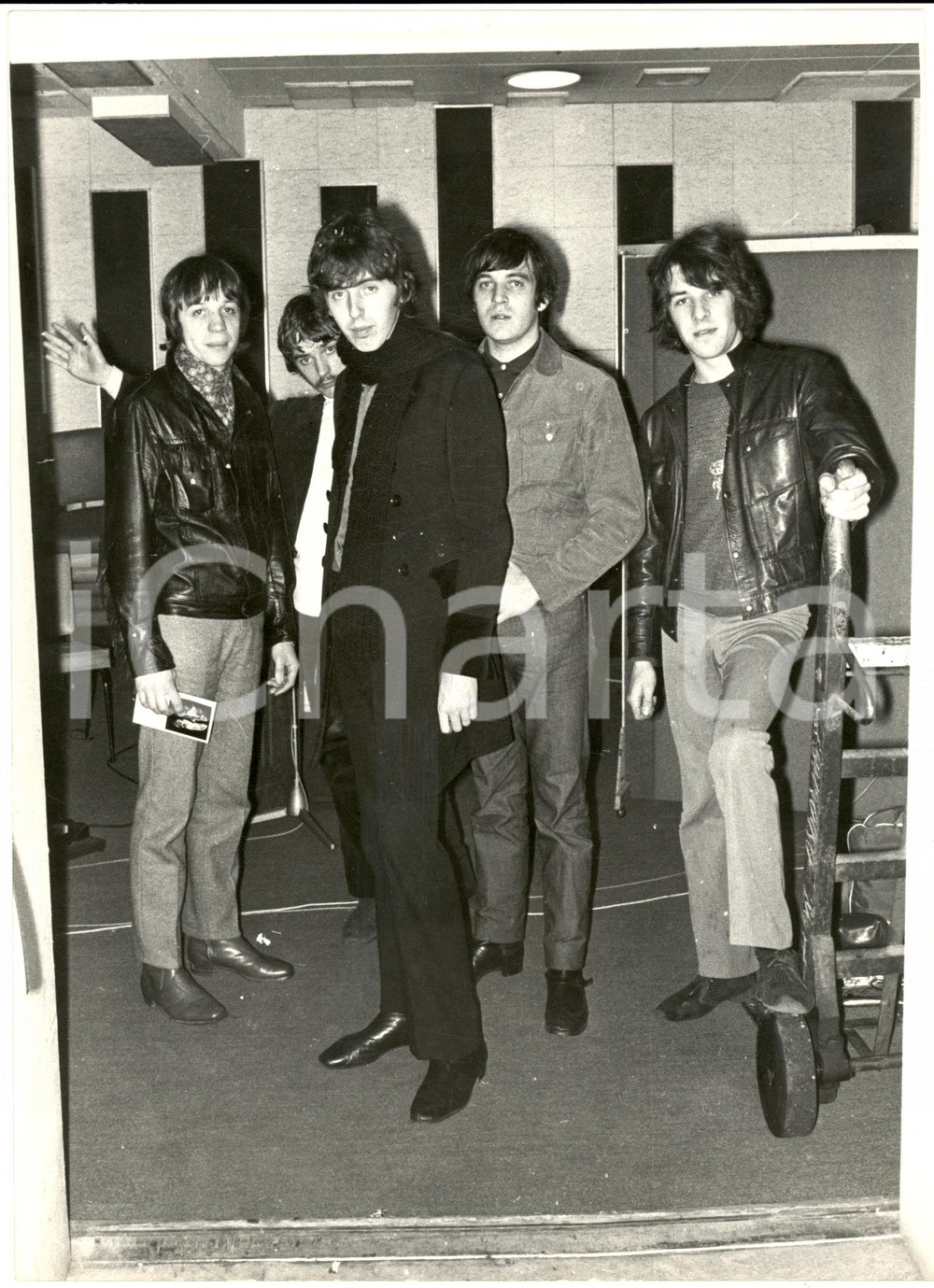 Fotografia d epoca originale 1968 ca LONDON ? ROCK PROGRESSIVO I PROCOL HARUM in studio Foto 1
