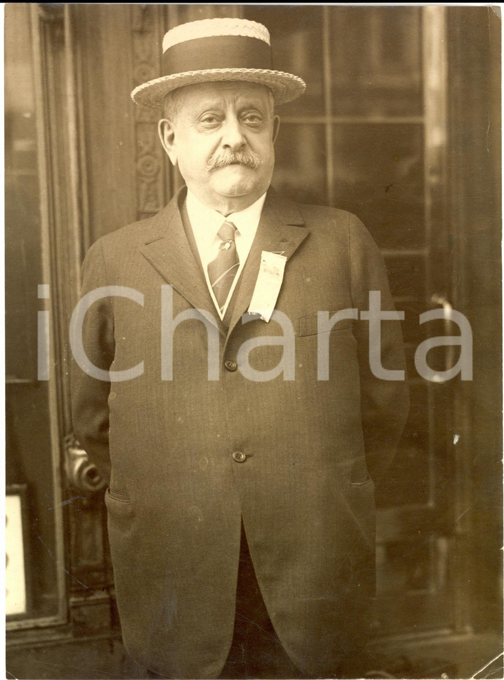 Fotografia d epoca originale 1923 CLEVELAND USA Henry WOOLMAN delegate Republican National Convention 1