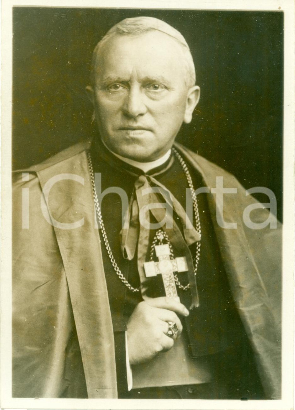 Fotografia d epoca originale 1933 MUNSTER DE Arcivescovo Johannes POGGENBURG Fotografia 1