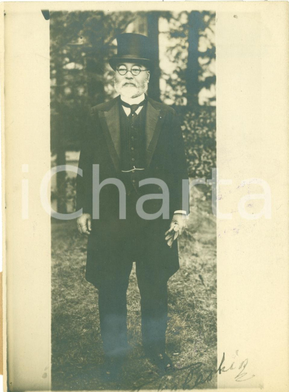 Fotografia d epoca originale 1922 TOKYO JAPAN Primo Ministro Takahashi KOREKIYO dopo dimissioni Fotografia 1