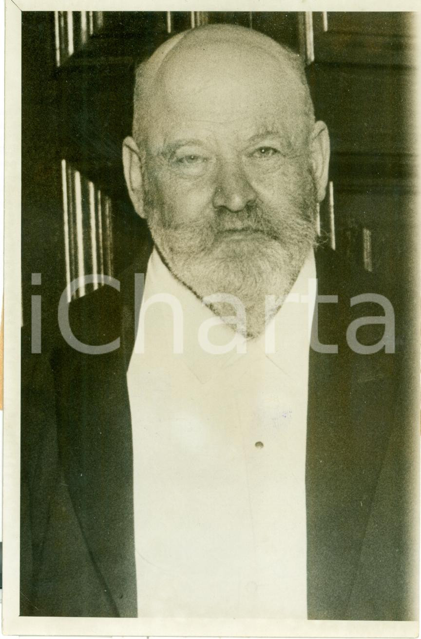 Fotografia d epoca originale 1937 TRING UK Ritratto Lord Walter ROTHSCHILD Fotografia 1