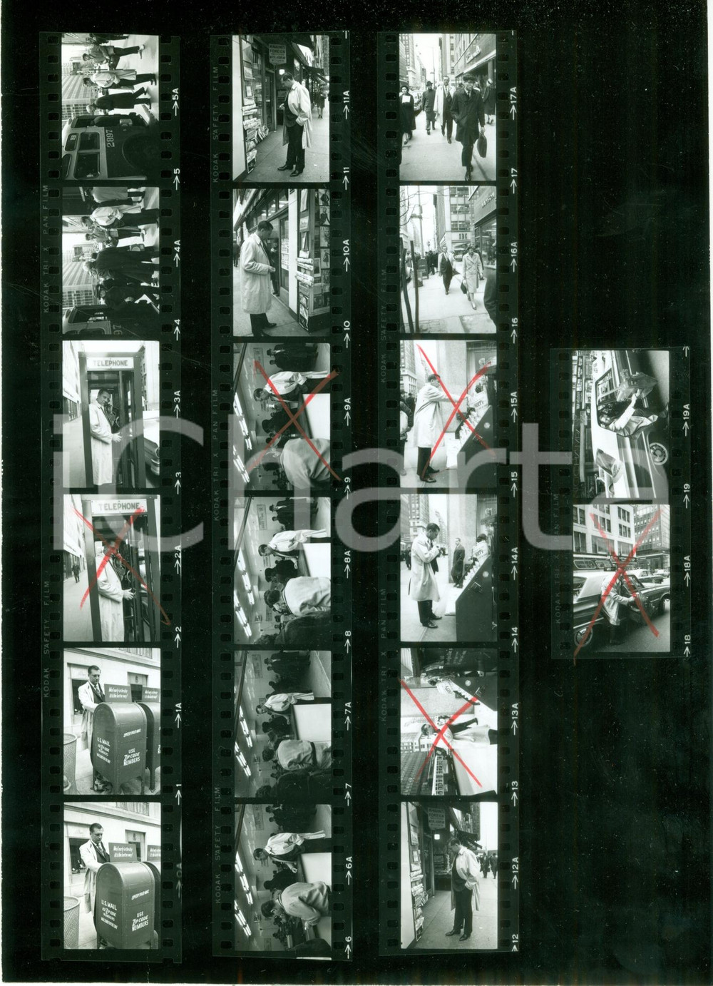 Fotografia d epoca originale 1968 NEW YORK Scrittore Morris WEST visita la cittÃ  20 PROVINI Fotografia 1