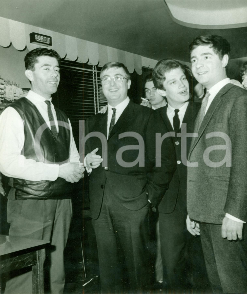 Fotografia d epoca originale 1965 ca PARIS Attore umorista Henri TISOT dopo spettacolo Fotografia 1