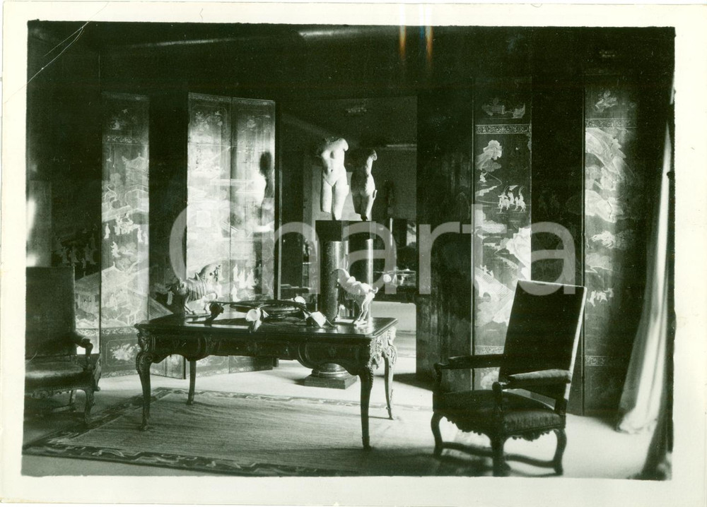 Fotografia d epoca originale 1933 PARIS Grand salon grec appartement CÃ©cile SOREL Photographie 1