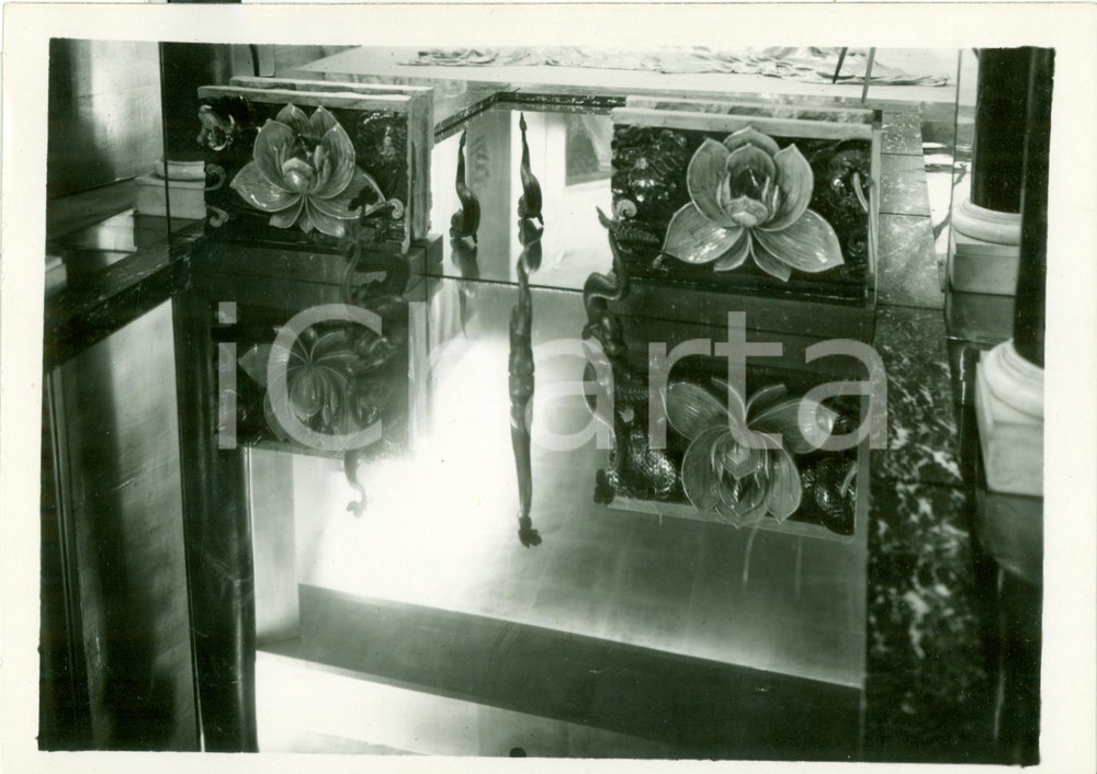 Fotografia d epoca originale 1933 PARIS Grand miroir du Hall appartement CÃ©cile SOREL Photographie 1