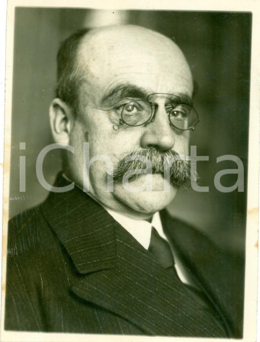 Fotografia d epoca originale 1935 BERLIN Henri Donnedieu DE VABRES giurista SORBONA crimini contro l umanitÃ  1