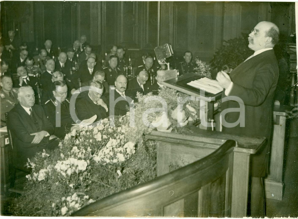 Fotografia d epoca originale 1935 BERLIN Henri Donnedieu DE VABRES giurista Konstantin VON NEURATH Foto 1
