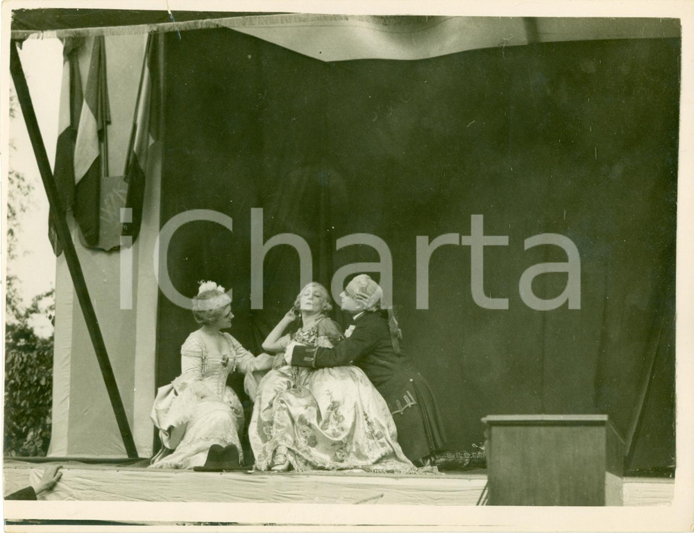 Fotografia d epoca originale 1932 AMBOISE CÃ©cile SOREL Berthe BOVY Jacques FENOUX HARTMANNSWILLERKOPF 1