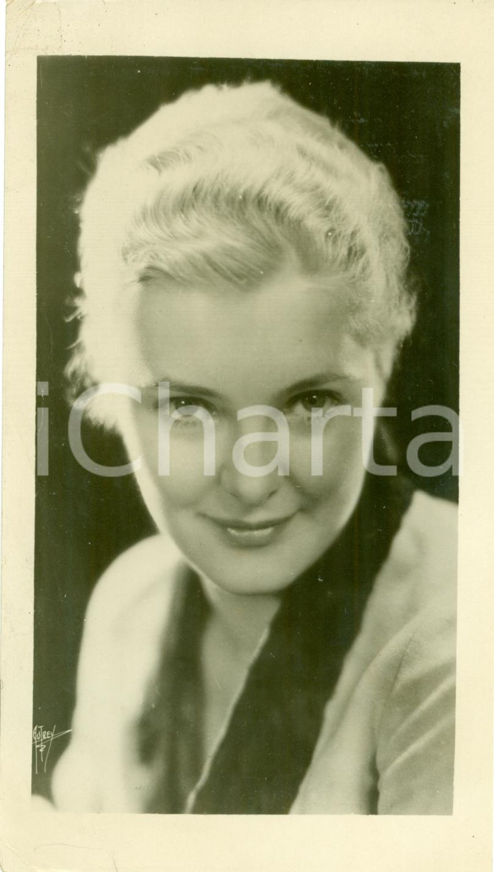 Fotografia d epoca originale 1930 ca USA Ritratto attrice Linda WATKINS Fotografia 1