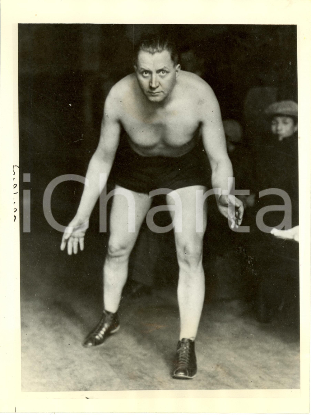 Fotografia d epoca originale 1931 BOSTON USA Reverend Charles URBAN of Pennsylvania wrestler Fotografia 1