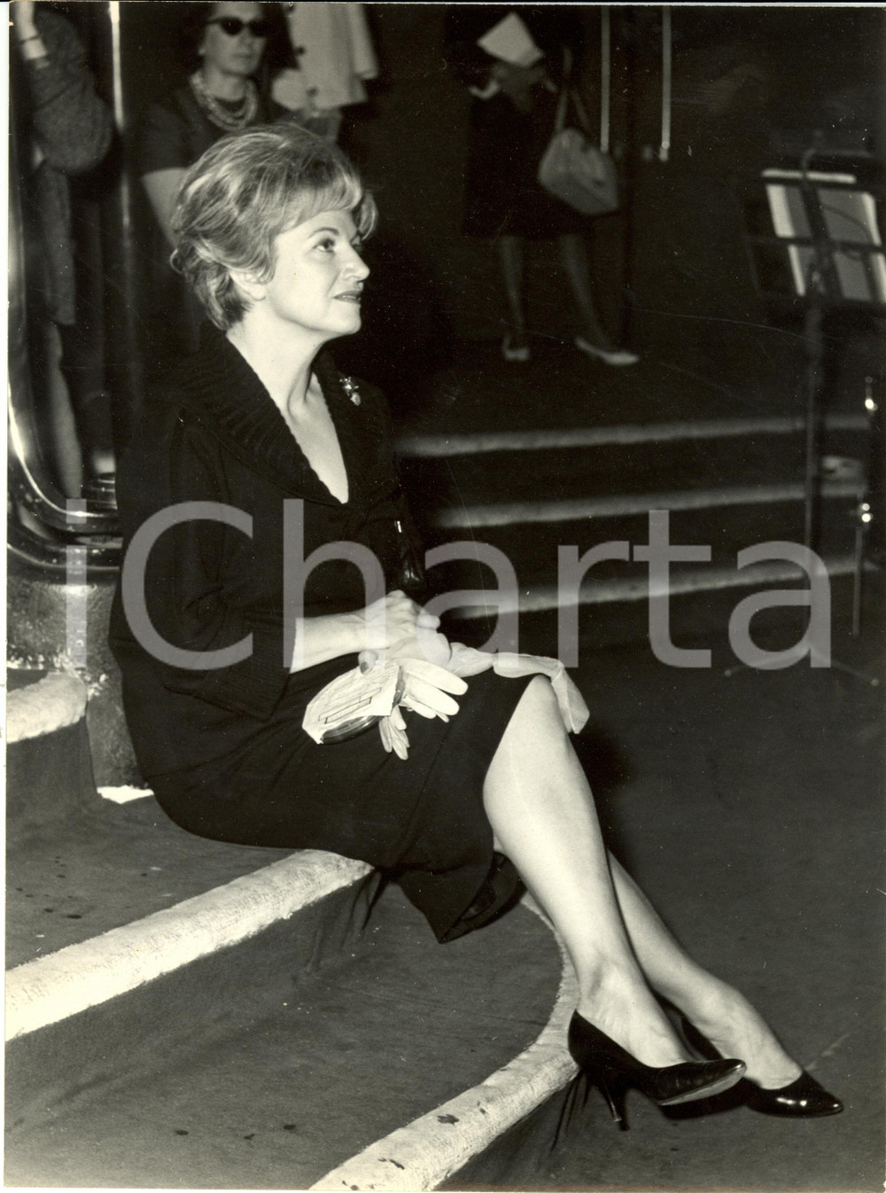 Fotografia d epoca originale 1965 ca PARIS F L attrice Micheline SANDRELLE Fotografia 1