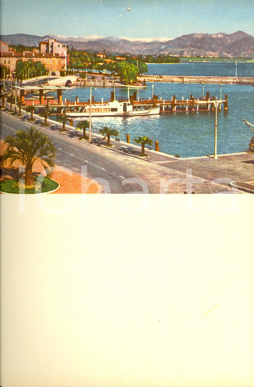 Oggetto da collezione cartaceo 1955 ca MODERNARIATO Calendario perpetuo VINTAGE Porto 23x33 1 1