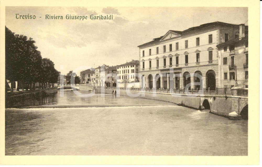 Cartolina originale da collezione 1930 ca TREVISO Riviera Giuseppe GARIBALDI Cartolina FP NV 1