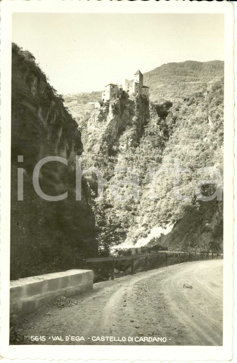 Cartolina originale da collezione 1945 ca CORNEDO ALL ISARCO BZ Castello di CARDANO in Val D EGA Cartolina FP NV 1