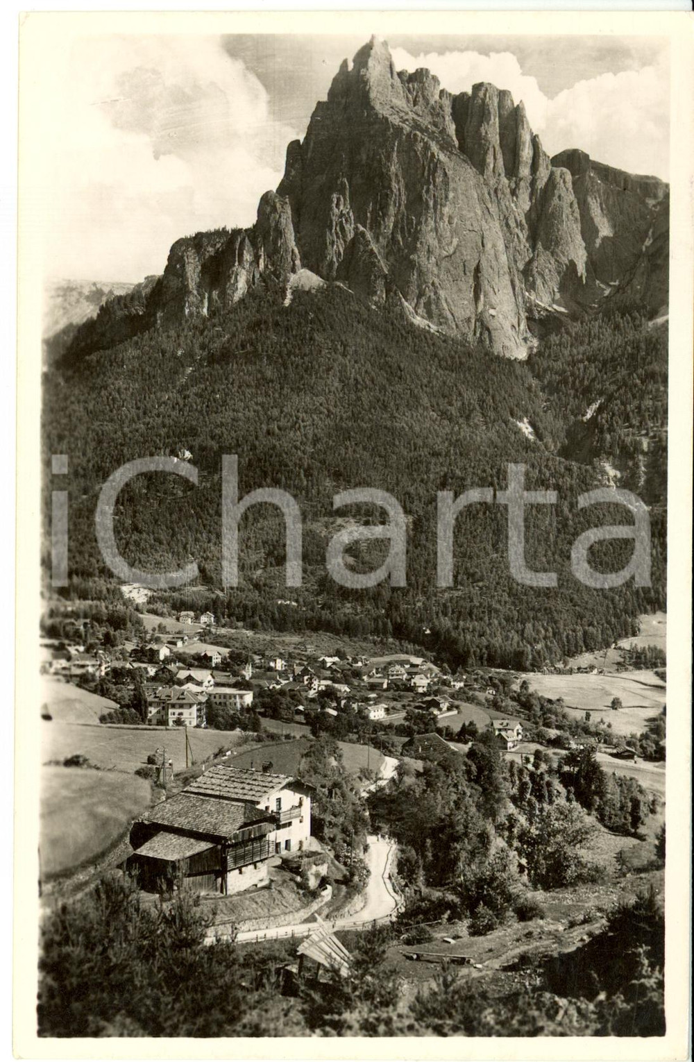 Cartolina originale da collezione 1951 CASTELROTTO BZ Frazione SIUSI ALLO SCILIAR Seis am Schlern Cartolina FP 1
