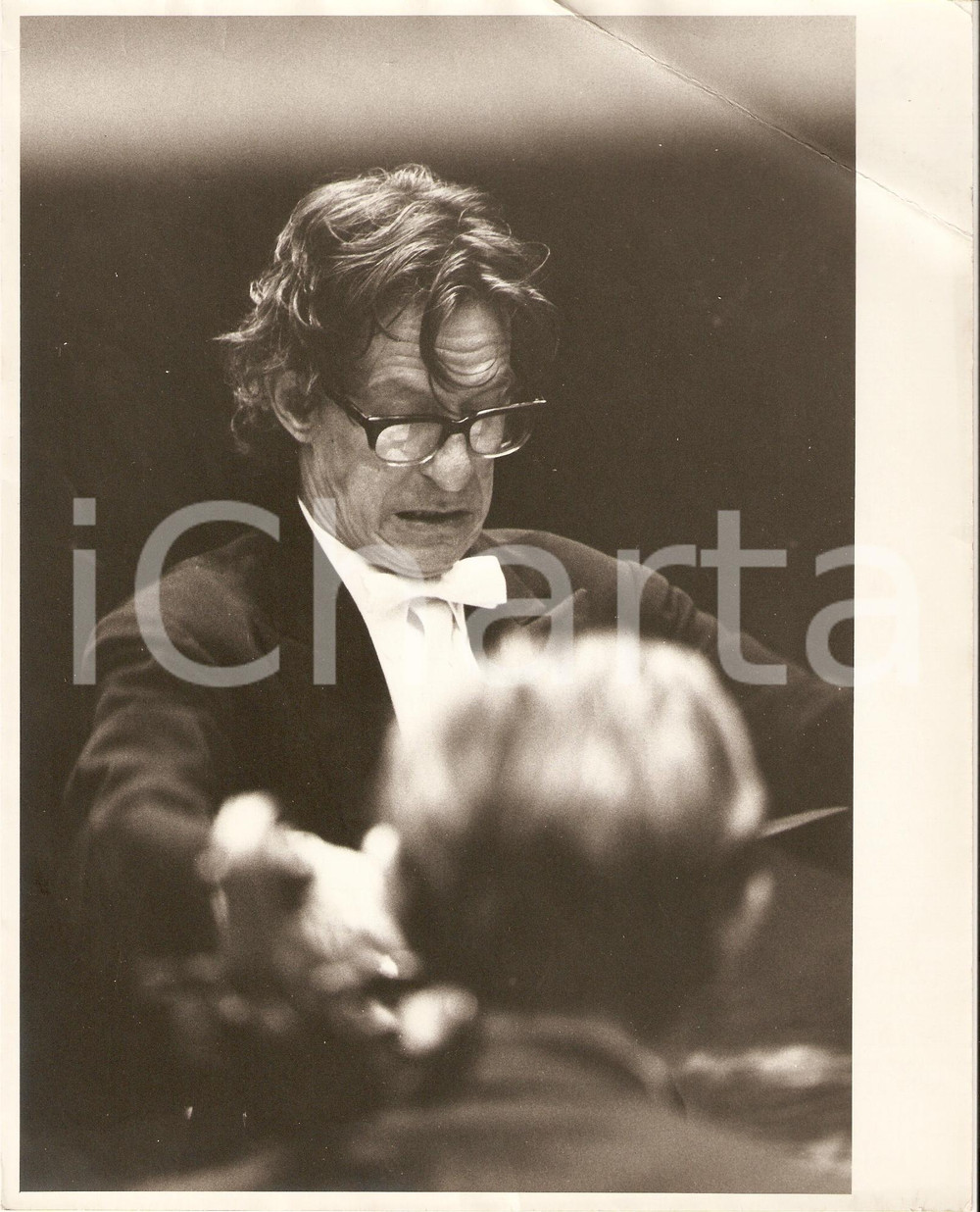 Fotografia d epoca originale 1960 ca SOLISTI ZAGABRIA Antonio JANIGRO Ritratto durante un concerto Fotografia 1