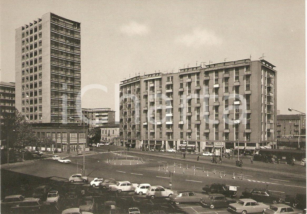 Cartolina originale da collezione 1965 ca SESTO SAN GIOVANNI MI Panorama con Grattacielo Cartolina FG NV 1