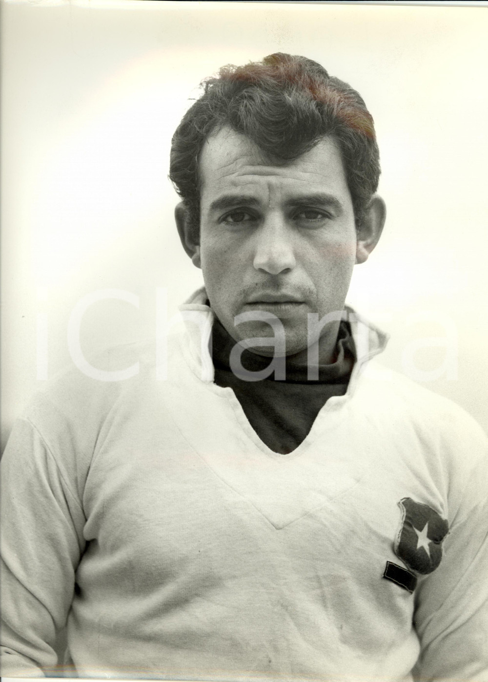 Fotografia d epoca originale 1966 INGHILTERRA Mondiali calcio Nazionale CILEHonorino LANDA Foto 24 x 30 1