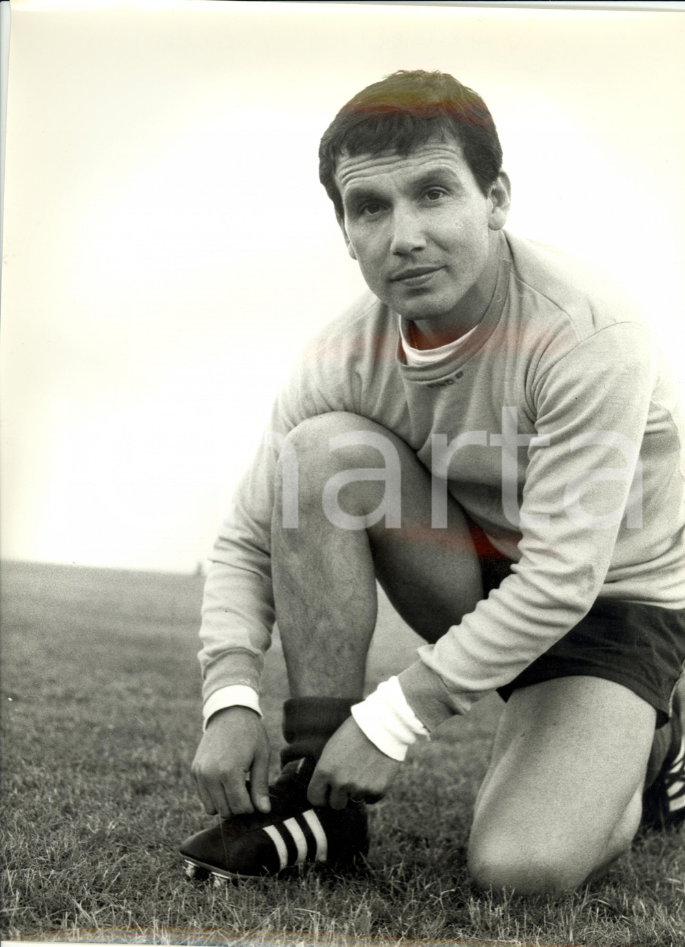 Fotografia d epoca originale 1966 INGHILTERRA Mondiali calcio Nazionale CILE Alberto Aldo VALENTINI 24x30 cm 1