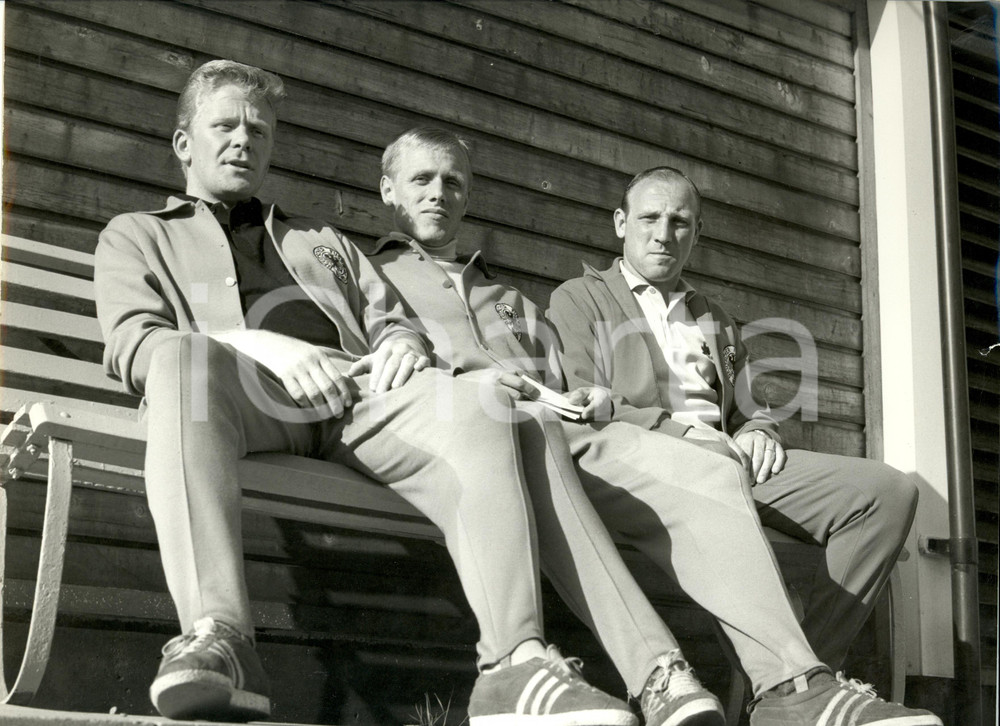 Fotografia d epoca originale 1966 INGHILTERRA Mondiali calcio Nazionale GERMANIA Helmut HALLER Uwe SEELER 1