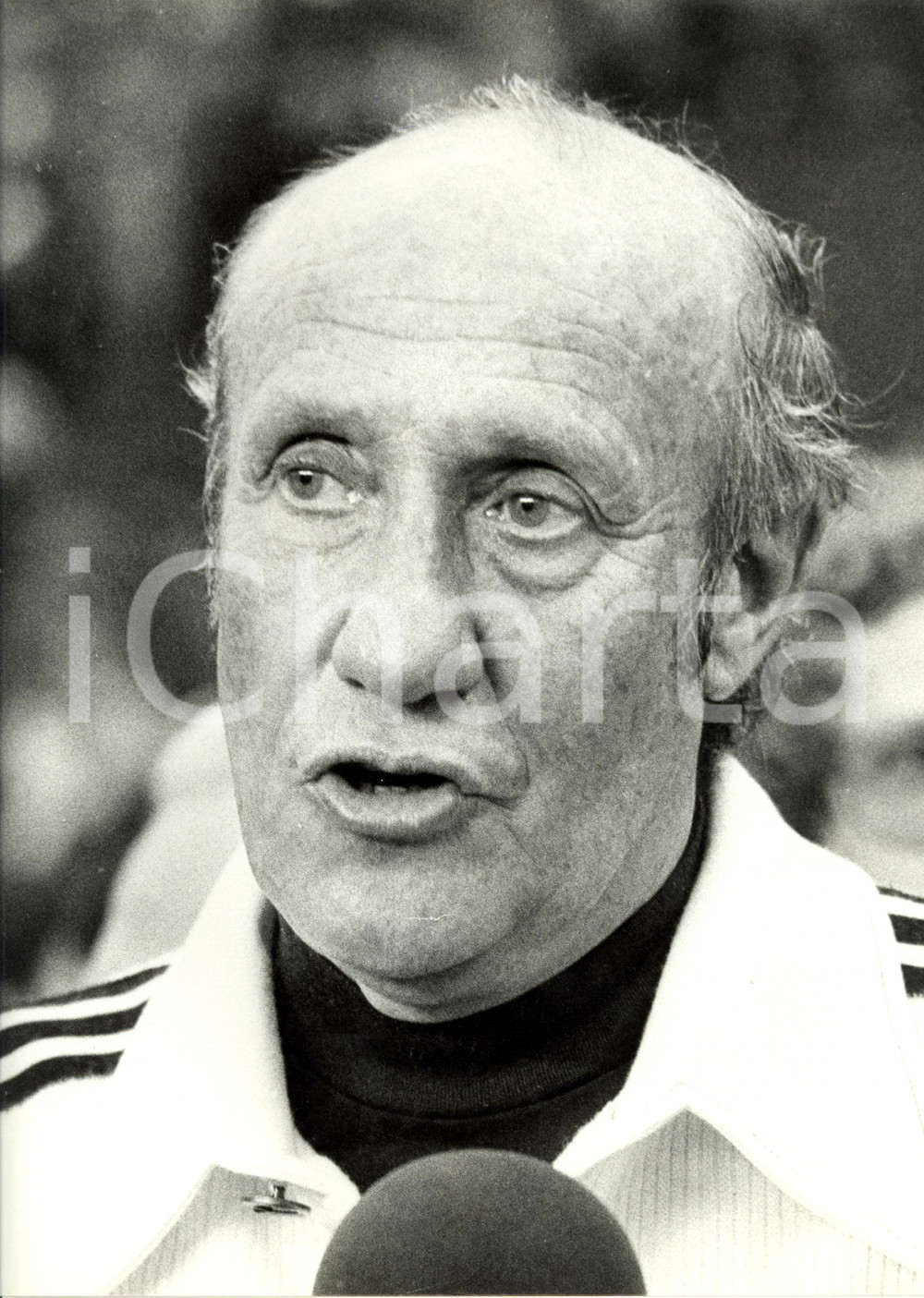 Fotografia d epoca originale 1978 ARGENTINA Mondiali Nazionale GERMANIA OVEST Helmut SCHON allenatore Foto 1