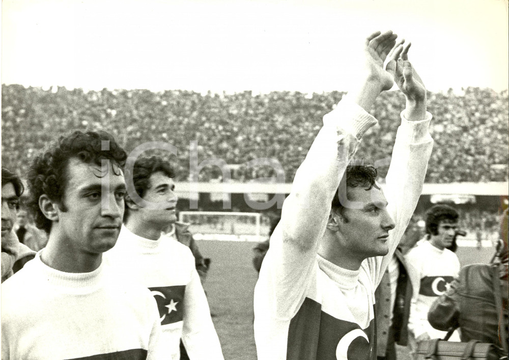 Fotografia d epoca originale 1978 ARGENTINA Mondiali CALCIO Nazionale TURCHIA esulta dopo vittoria 30 x 24 cm 1