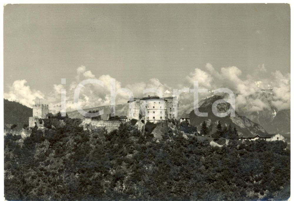Cartolina originale da collezione 1950 ca PERGINE VALSUGANA TN Castello Cartolina postale FG VG 1