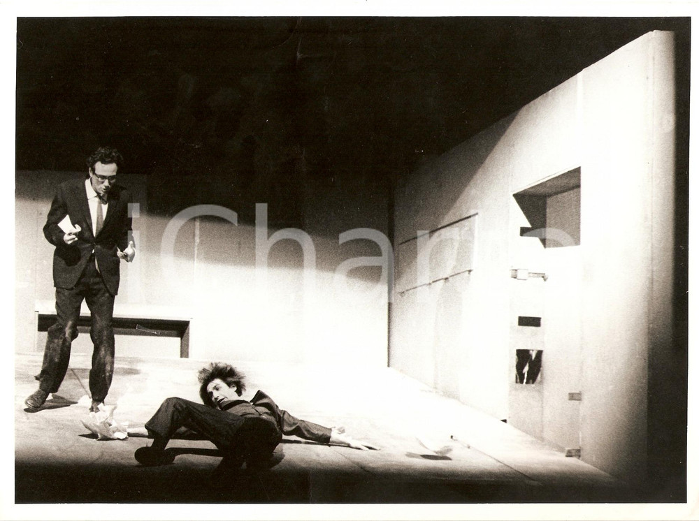 Fotografia d epoca originale 1992 TEATRO Il legno dei violini Giorgio BARBERIO CORSETTI Fotografia di scena 1