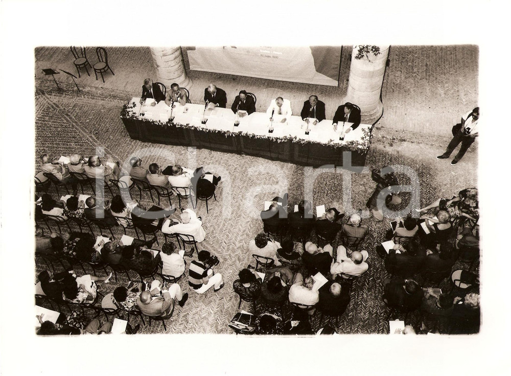 Fotografia d epoca originale 1990 GRADARA PU Giuria Premio Giornalistico Alberto PORTA NATALE Fotografia 1