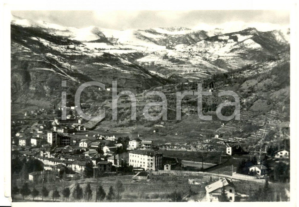 Cartolina originale da collezione 1950 ca CANZO CO Panorama con Monte SAN PRIMO Cartolina FG NV DANNEGGIATA 1