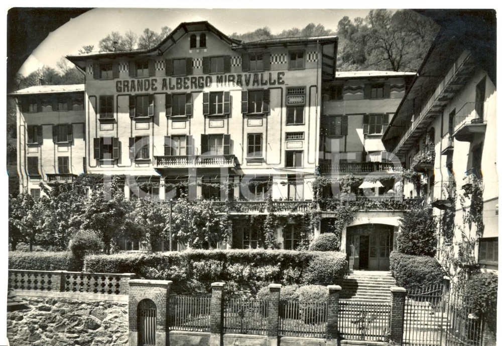 Cartolina originale da collezione 1953 CERES TO Grande Albergo MIRAVALLE Cartolina postale FG VG 1