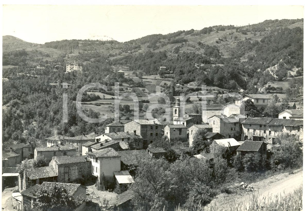 Cartolina originale da collezione 1956 CALDIROLA AL Panorama con albergo LA GIOIA  Cartolina postale FG VG 1