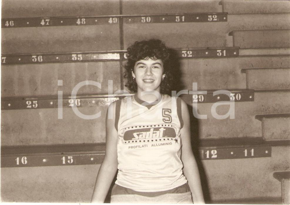Fotografia d epoca originale 1985 ca PESARO ? Pallavolo SADAT Raffaella PATALOSSI Volley Fotografia 1