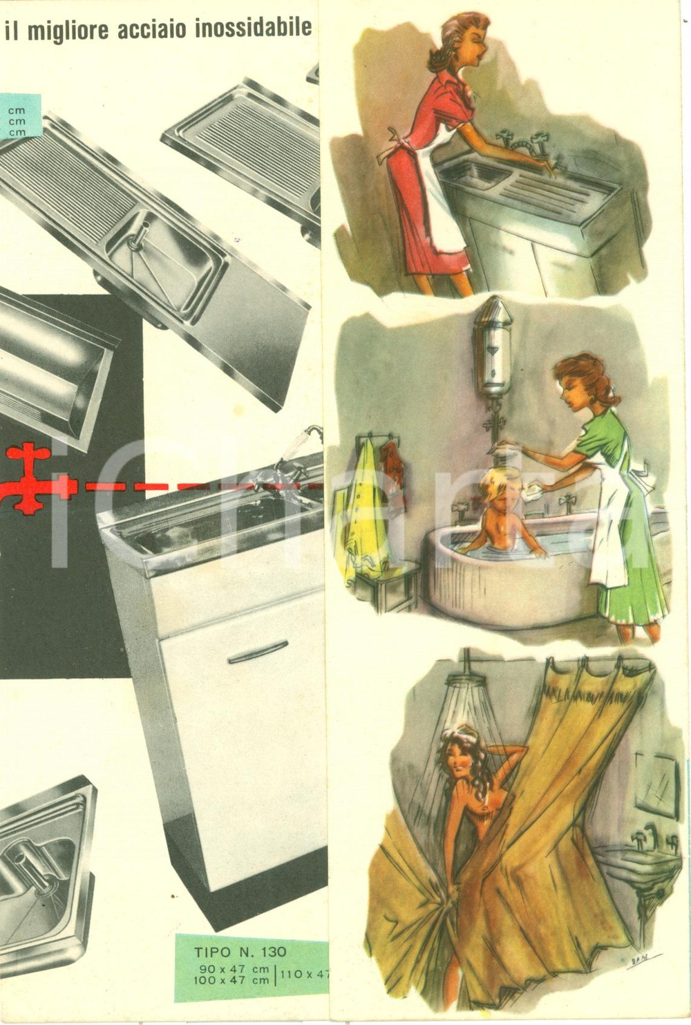 Materiale pubblicitario d’epoca 1960 ca MILANO Acciaio inossidabile PROKOP Opuscolo ILLUSTRATO 1