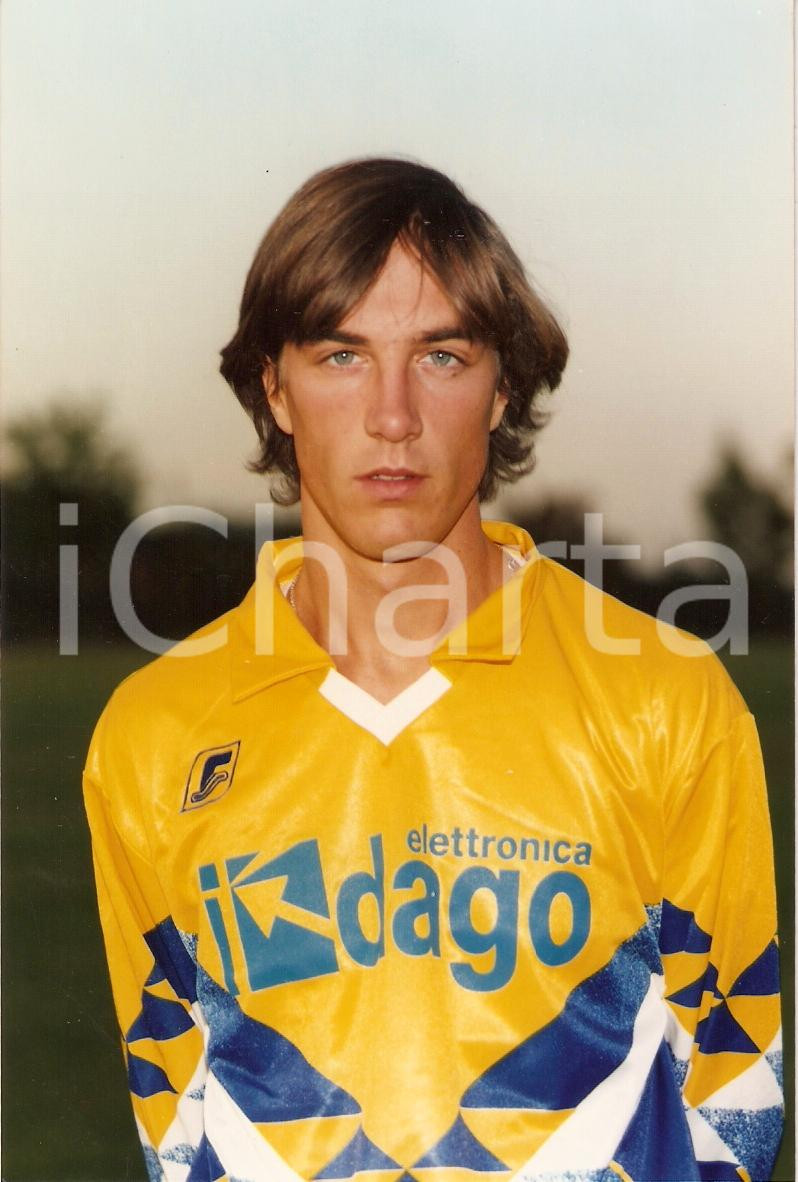 Fotografia d epoca originale 1985  1990 ca FRATTE ROSA PU Calcio Alessandro MENCARELLI Ritratto FOTO 1