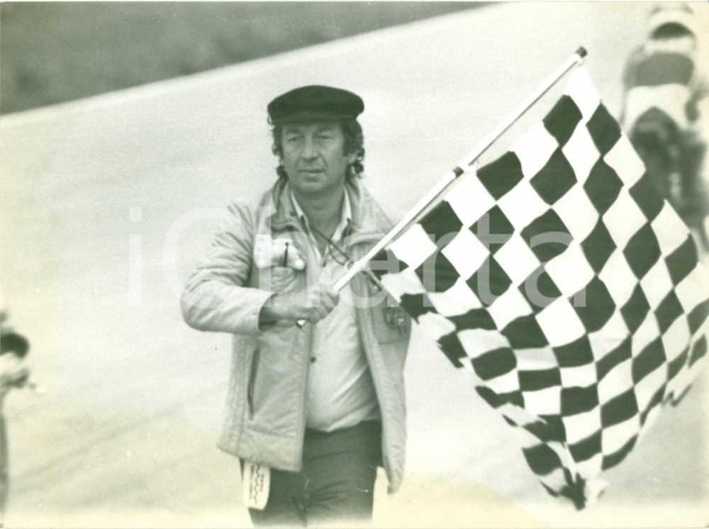 Fotografia d epoca originale 1983 IMOLA BO Automobilismo Giorgio CAMPANA direttore di gara Fotografia 1