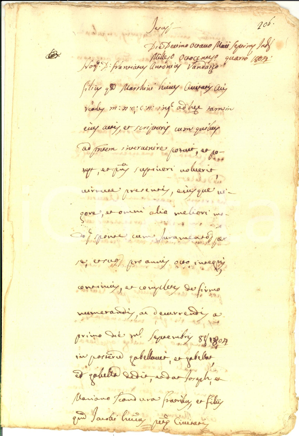 Documento originale, autentico 1804 ACIREALE CT Giuseppe e Mariano SCANDURA gabelloti di Antonio RANDAZZO 1